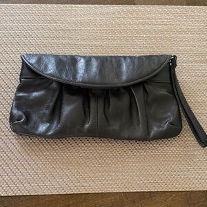 ALDO Elegant Black Leather Clutch
